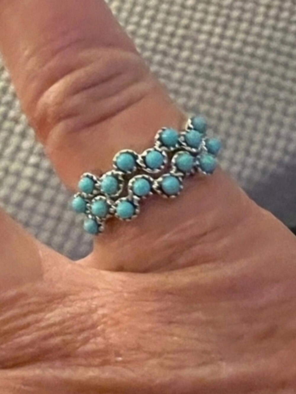 Turquoise Stack Ring - Picture 2 of 5